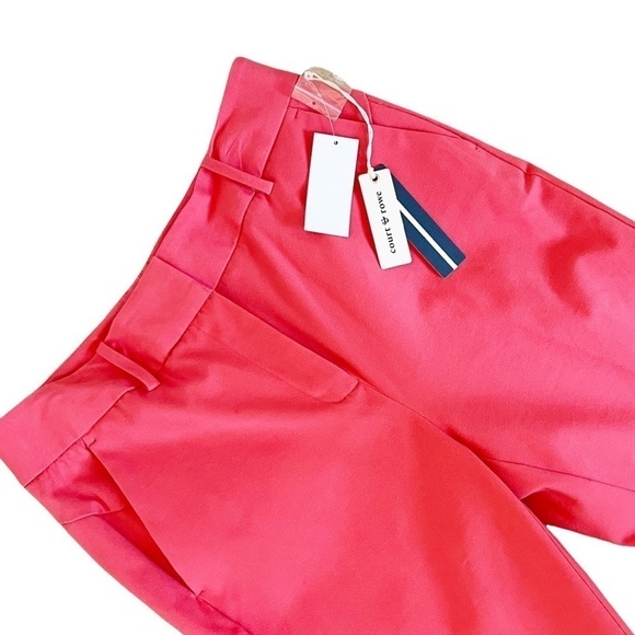 COURT & ROWE NWT Stretch Cotton Twill Trousers Size 4 in Bright Poppy - Picture 12 of 13